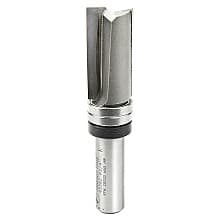 3/4" x 3-1/2" Down Shear Flush Trim Plunge Template Router Bit with Upper Ball Bearing, 2-Flute, 1/2" Shank