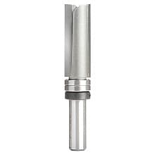 3/4" x 4" Flush Trim Plunge Template Router Bit with 2 Upper Ball Bearing, 2-Flute, 1/2" Shank