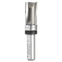 3/4" x 3-11/32" Flush Trim Plunge Template Router Bit with Upper Ball Bearing, 3-Flute, 1/2" Shank