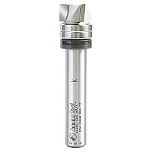 3/4" x 3-1/4" High Production Up Shear Flush Trim Plunge Template Router Bit, 3-Flute, 1/2" Shank