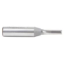 1/4" x 3" In-Presta High Production Cutting Edge Straight Plunge Router Bit, 3-Flute, 1/2" Shank