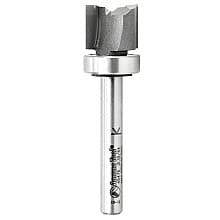 0.615" x 2-1/4" Straight Plunge Router Bit, 2-Flute, 1/4" Shank