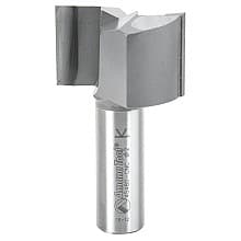 2" x 2-7/8" CNC High Production Straight Plunge Router Bit, 2-Flute, 3/4" Shank