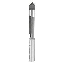 1/4" x 2-1/2" Panel Pilot Bit, 1-Flute, 1/4" Shank