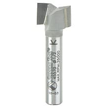 1/2" x 1-7/16" Mortising Router Bit, 2-Flute, 1/4" Shank