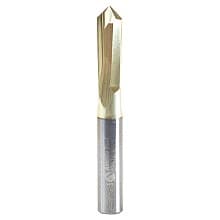 1/4" x 2-1/4" 90° Zero Point V-Groove/Engraving Router Bit, 2-Flute, 1/4" Shank