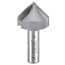 1-1/4" x 2-1/2" V-Groove Router Bit, 2-Flute, 1/2" Shank