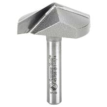 1-1/4" x 1-3/4" V-Groove Router Bit, 2-Flute, 1/4" Shank