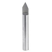 2" x 0.005" Tip Signmaking Engraving Router Bit, 1/4" Shank