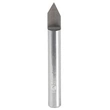 2" x 0.010" Tip Signmaking Engraving Router Bit, 1/4" Shank