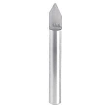 2" x 0.040" Tip Signmaking Engraving Router Bit, 1/4" Shank