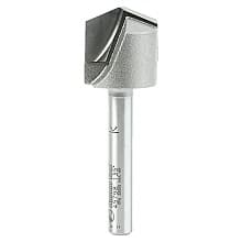 3/4" x 2-1/4" Double Edge Folding V-Groove Router Bit, 2-Flute, 1/4" Shank