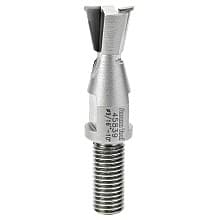 9/16" x 1-1/2" Dovetail Router Bit, 3/8" BSF Shank