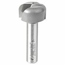 1-1/8" x 2-5/8" Bowl/Tray Router Bit, 2-Flute, 1/2" Shank