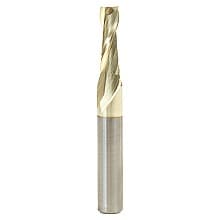 3/16" x 2" Up-Cut Composite/Fiberglass/Phenolic Spiral Router Bit, 2-Flute, 1/4" Shank