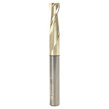 1/4" x 2-1/2" Up-Cut Composite/Fiberglass/Phenolic Spiral Router Bit, 2-Flute, 1/4" Shank