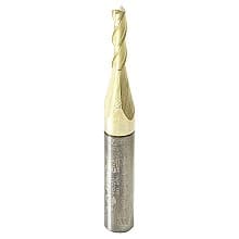 1/8" x 2" Up-Cut Composite/Fiberglass/Phenolic Spiral Router Bit, 3-Flute, 1/4" Shank