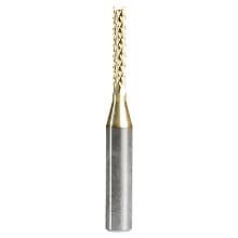 1/8" x 3/4" CNC Diamond Pattern Composite Cutting End Mill Bit, 1/4" Shank