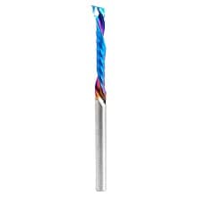 1/8" Dia x 7/8" CNC Solid Carbide Spektra Extreme Tool Life Coated 'O' Compression Spiral Bit, 1 Flute, 1/8" Shank