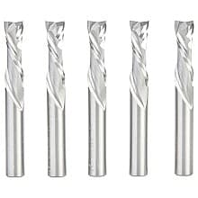 3/8" x 1-1/4" 5-Piece CNC Solid Carbide Compression Spiral Bit, 3/8" Shank