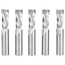1/2" x 1-1/4" 5-Piece CNC Solid Carbide Compression Spiral Bit, 1/2" Shank