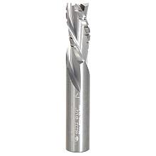 1/2" x 3" Down-Cut Roughing/Finishing Spiral Router Bit with Chipbreaker, 3-Flute, 1/2" Shank