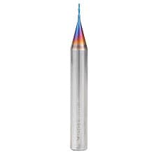 1/32" x 2" Down-Cut Spektra Extreme Tool Life Coated Spiral Plunge Bit, 2-Flute, 1/4" Shank