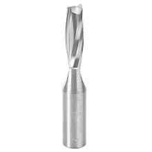 3/8" x 3" Up-Cut Spiral Plunge Bit for Solid Wood, 2-Flute, 1/2" Shank