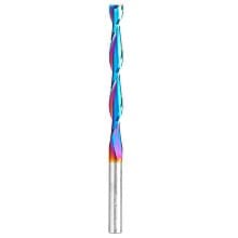 1/4" x 4" Up-Cut Spektra Foam Cutting Square End Spiral Router Bit, 2-Flute, 1/4" Shank