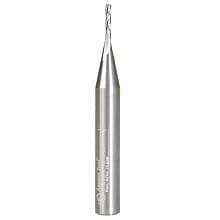 1/16" x 2" CNC 2D/3D Carving Flat Bottom Router Bit, 3-Flute, 1/4" Shank