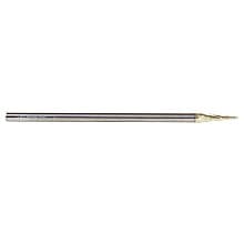 1/32" x 3" CNC 2D/3D Carving Tapered Ball Tip Up-Cut ZrN Coated Spiral Router Bit, 3-Flute, 1/8" Shank