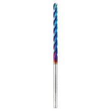 1/8" x 3" 2D/3D Carving Tapered Ball Tip Up-Cut Spektra Spiral Router Bit, 3-Flute, 1/8" Shank