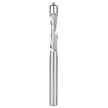 1/4" x 3" Down-Cut Ultra Trim Spiral Bit with Double Ball Bearing, 1/4" Shank