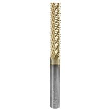 3/8" x 4" ZrN Coated Honeycomb Cutting Hogger Router Bit, 8-Flute, 3/8" Shank