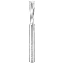 1/4" x 2-1/2" Acrylic Cutting 'O' Up-Cut Slow Spiral Router Bit, 2-Flute, 1/4" Shank, 3/4" Cutting Height