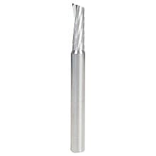 1/4" x 2-1/2" Acrylic Cutting 'O' Up-Cut Slow Spiral Router Bit, 1-Flute, 1/4" Shank
