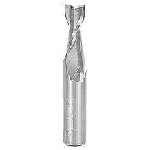 7/16" x 3" Up-Cut Spiral Plunge Bit, 2-Flute, 1/2" Shank