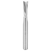 1/4" x 2-1/2" Down-Cut Spiral Plunge Bit for Solid Wood, 2-Flute, 1/4" Shank