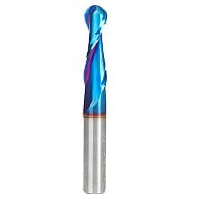 3/8" x 3" Spektra Up-Cut Ball Nose Spiral Router Bit, 2-Flute, 3/8" Shank
