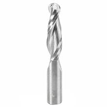 5/8" x 4" Up-Cut Ball Nose Spiral Router Bit, 2-Flute, 5/8" Shank