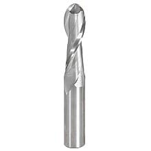 3/4" x 5" Up-Cut Ball Nose Spiral Router Bit, 2-Flute, 3/4" Shank