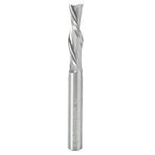 1/4" x 2-1/2" Down-Cut Spiral Plunge Bit, 2-Flute, 1/4" Shank, 1" Cutting Height