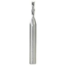 1/8" x 2-1/4" Down-Cut Spiral Plunge Bit, 2-Flute, 1/4" Shank