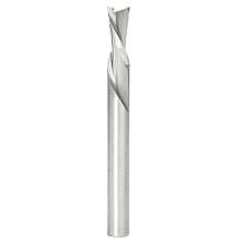 1/4" x 2-1/2" Down-Cut Spiral Plunge Bit, 2-Flute, 1/4" Shank, 5/8" Cutting Height