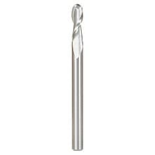 4mm x 50mm Up-Cut Ball Nose Spiral Router Bit, 2-Flute, 4mm Shank