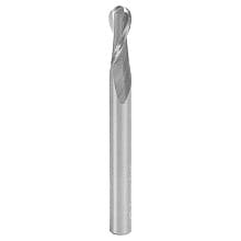 5mm x 50mm Up-Cut Ball Nose Spiral Router Bit, 2-Flute, 5mm Shank
