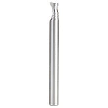 1/8" Radius x 1/4" x 2-1/2" Solid Carbide 'O' Flute, Plastic Edge Rounding Spiral Router Bit, 1-Flute, 1/4" Shank
