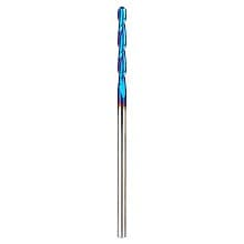 1/8" Dia x 1" Solid Carbide Spektra Extreme Tool Life Coated Up-Cut Ball Nose Spiral Router Bit, 1/8" Shank