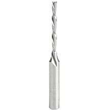1/8" x 2-1/2" Foam Cutting Down-Cut Square End Spiral Router Bit, 2-Flute, 1/4" Shank