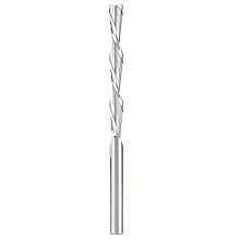 1/4" x 4" Foam Cutting Down-Cut Square End Spiral Router Bit, 2-Flute, 1/4" Shank